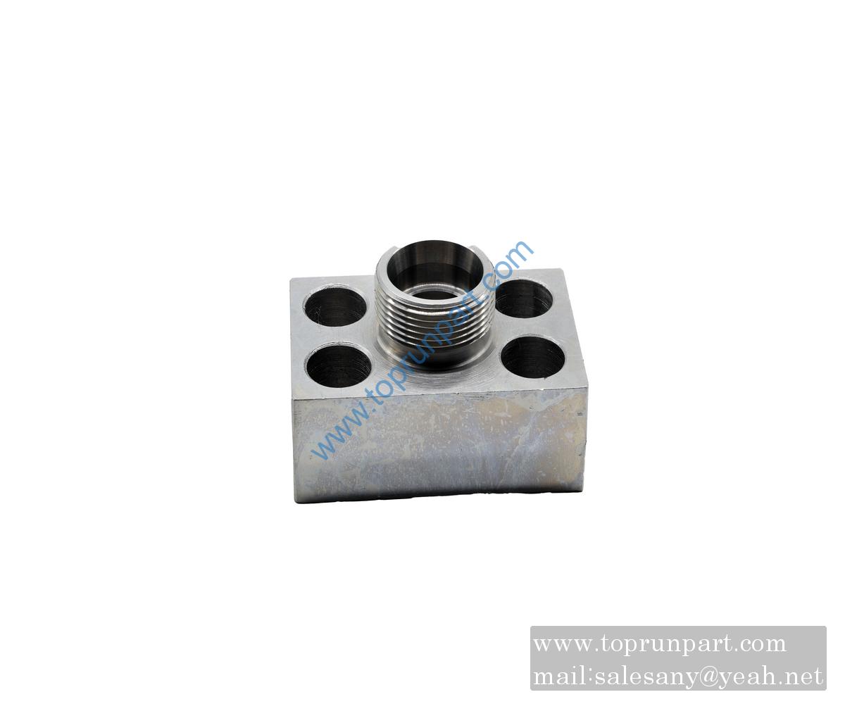 A820101357382 Main valve block oil inlet flange B1.8-2