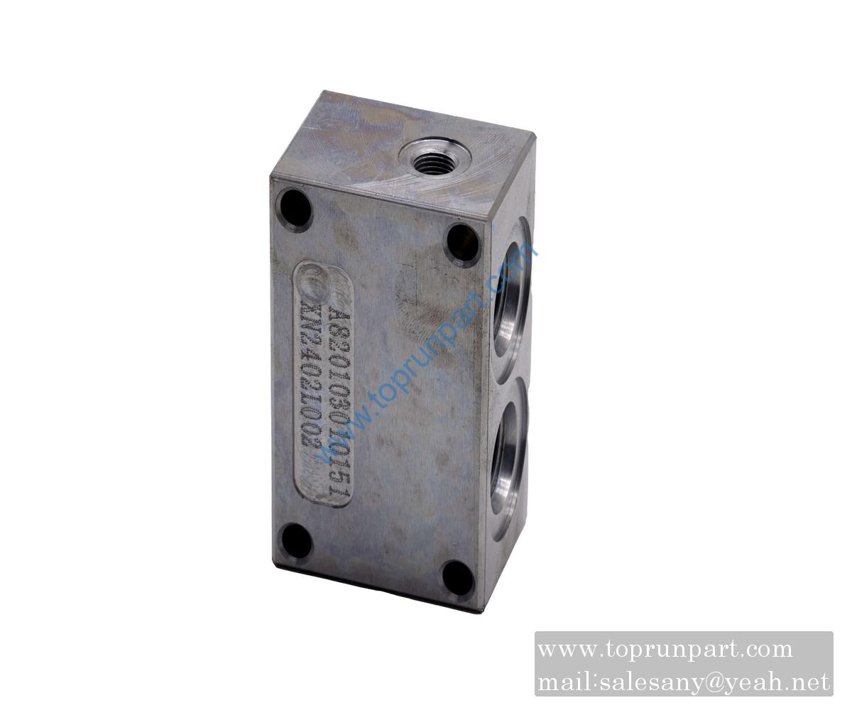 A820103010151 shuttle valve body C12037.6.5A.9-3
