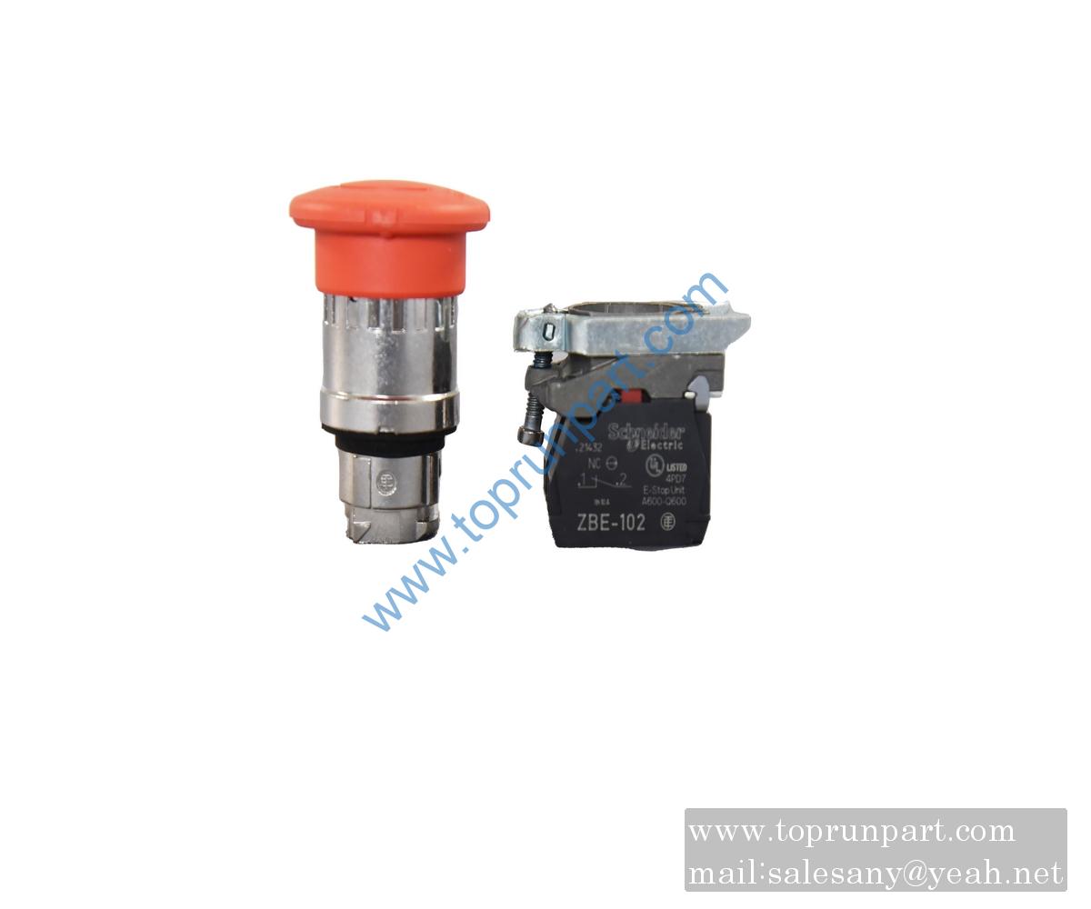 60245392 Emergency stop switch assembly 252069010202