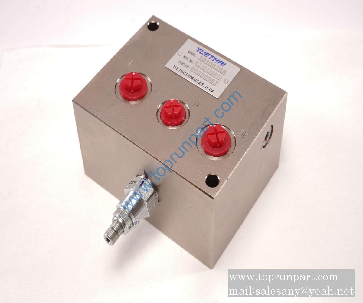 60258967 balancing valve 1010826 SANY