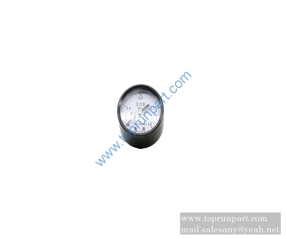 60274700 air compressor pressure gauge G1/40-16bar SANY