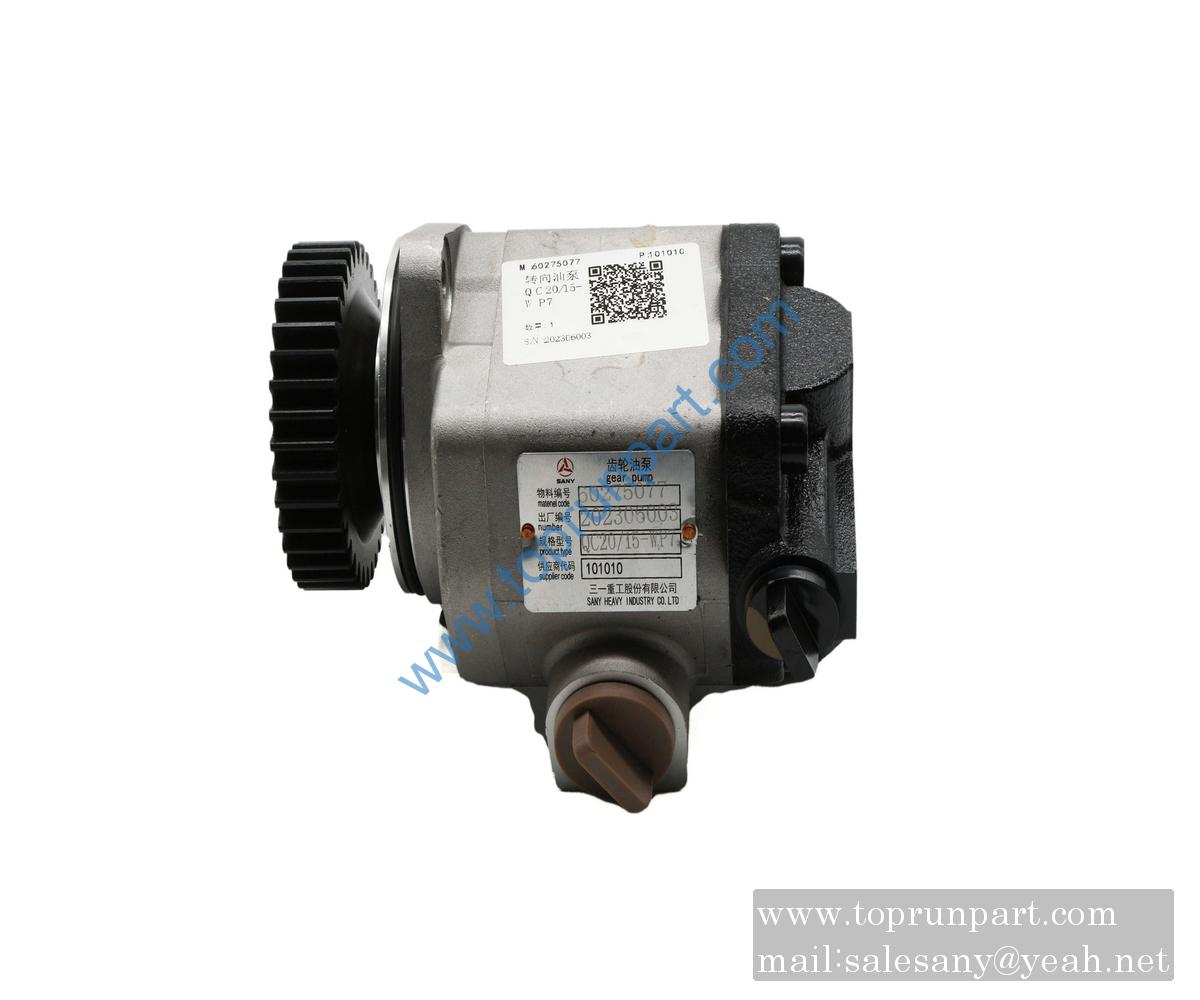 60275077 Steering oil pump QC20/15-WP7 SANY
