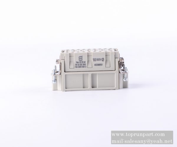 60282509 32-pin heavy-duty plug 32P500/16-S-CC