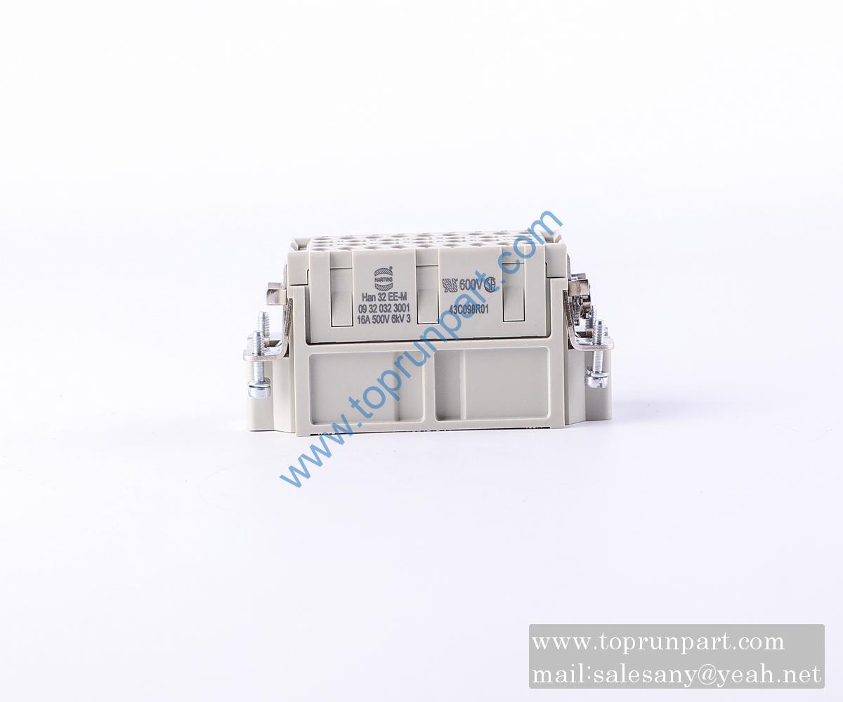 60282509 32-pin heavy-duty plug 32P500/16-S-CC