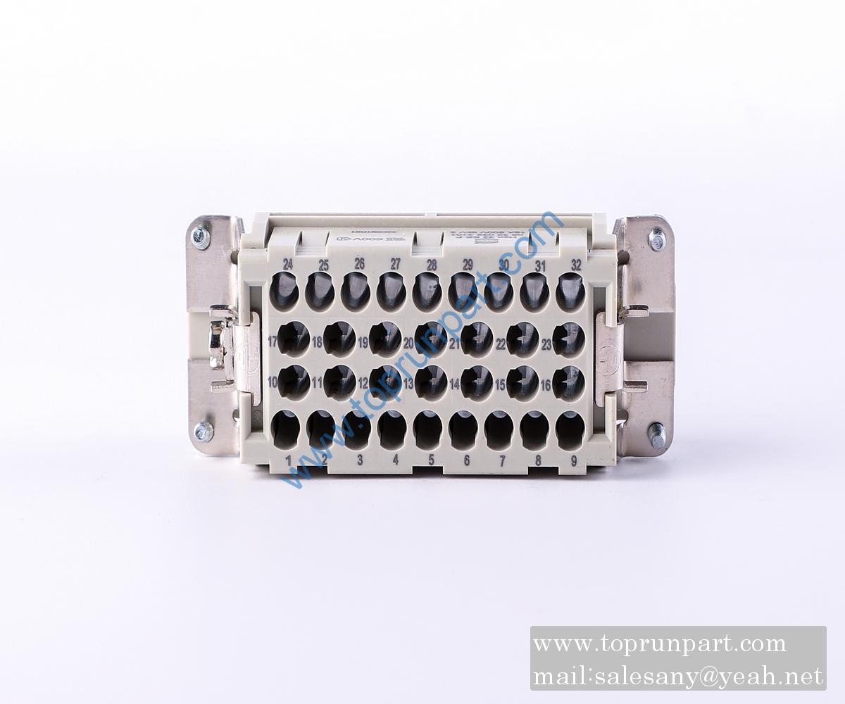 60282510 32-pin heavy-duty socket 32S500/16-S-CC