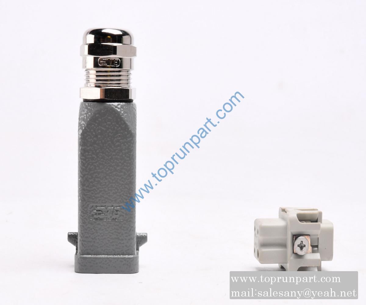 60314651 4-pin heavy-duty plug 4P250/10-S-SC SANY