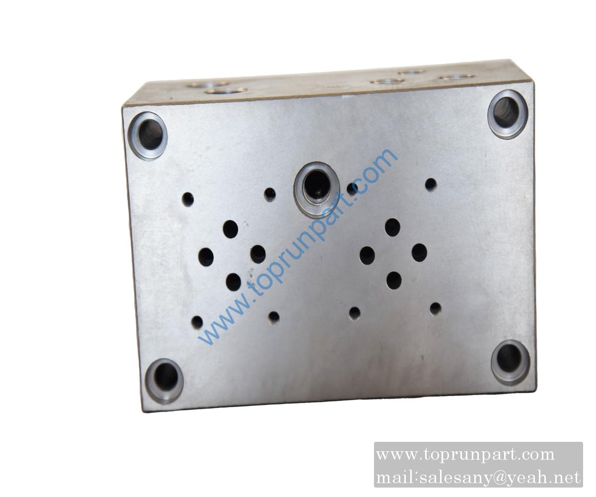 A820302010360 Left telescopic and rotary lock valve block SDJ90.4.2.1-1 SANY