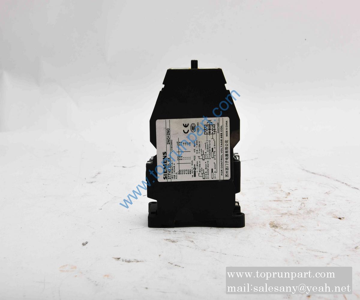 B240700000267 AC contactor 3TF4322-0XM0 SANY