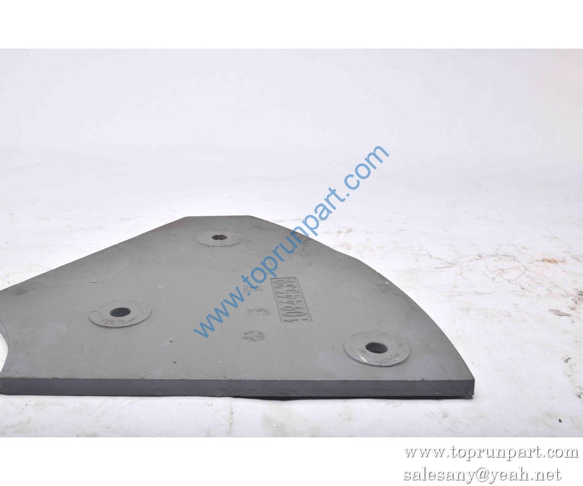 10944539 Right Side End Liner Plate JS2000CK.3.2-5 SANY PARTS