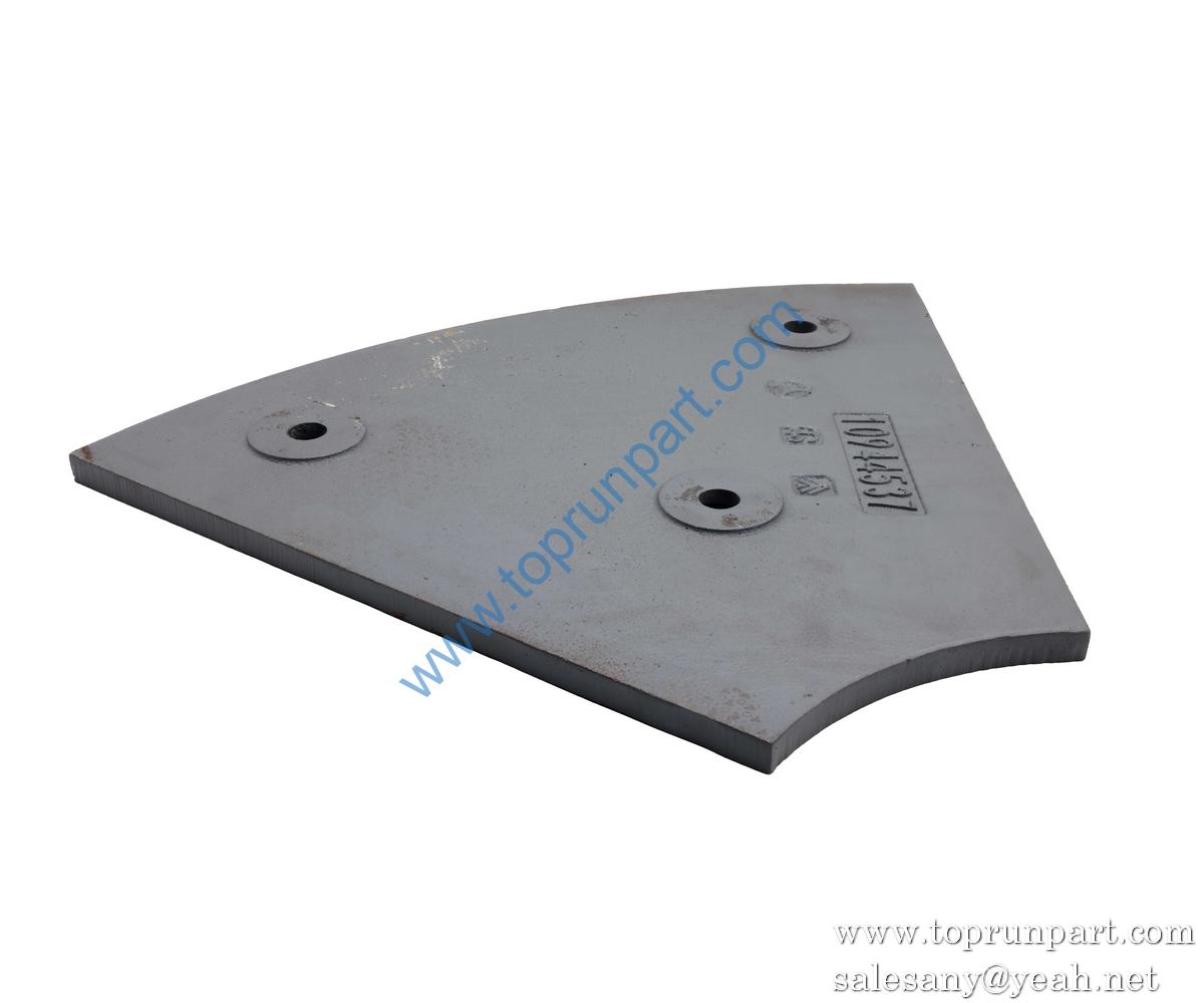 10944537 Outer Side End Liner Plate JS2000CK.3.2-3 SANY PARTS
