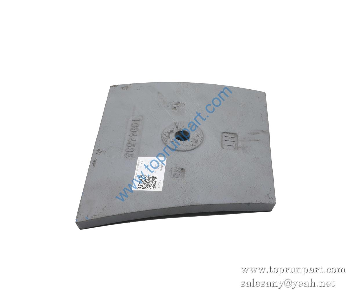 10944535 梯Shape Arc Liner Plate JS2000CK.3.2-1 SANY PARTS