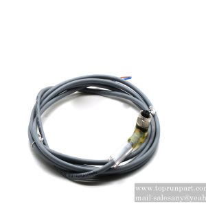 60033281 Connecting Cable V1-WV4A-A2-2M-PUR M12 Elbow Light