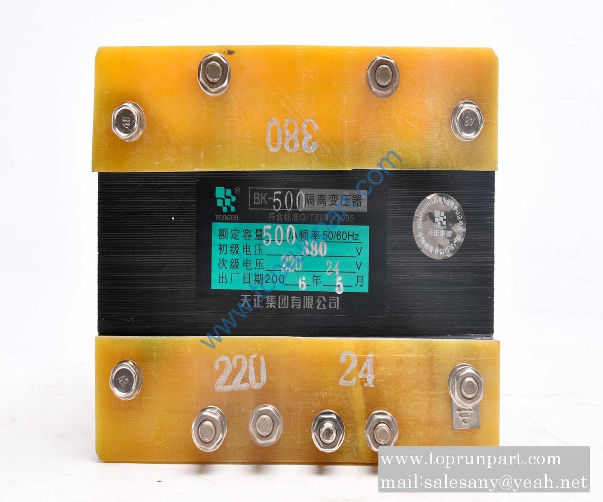A240300000019 Transformer BK-500 380V220V、24V SANY PARTS