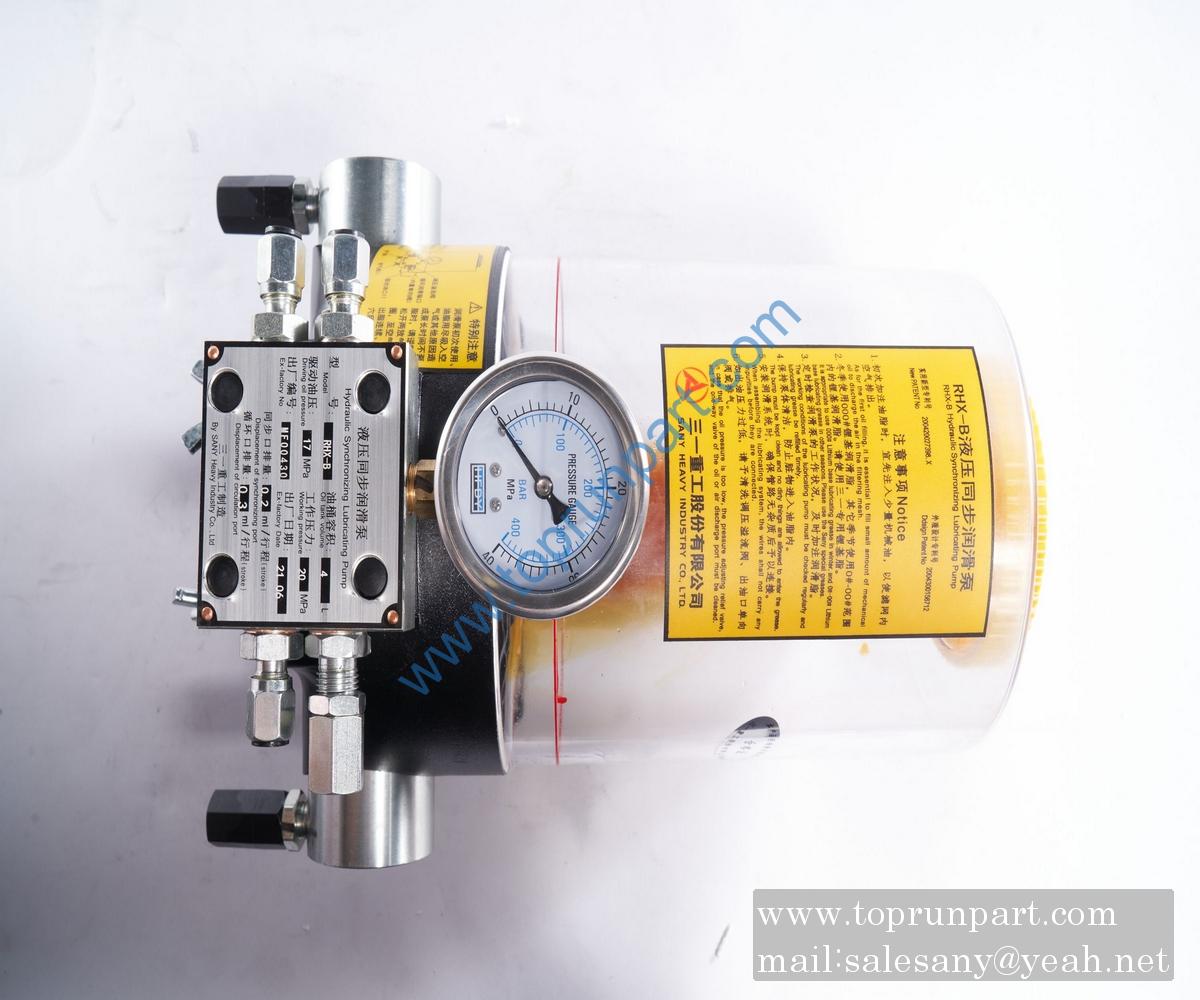 A220304000114 Hydraulic Synchronous Lubrication Pump RHX-B0.3 SANY parts