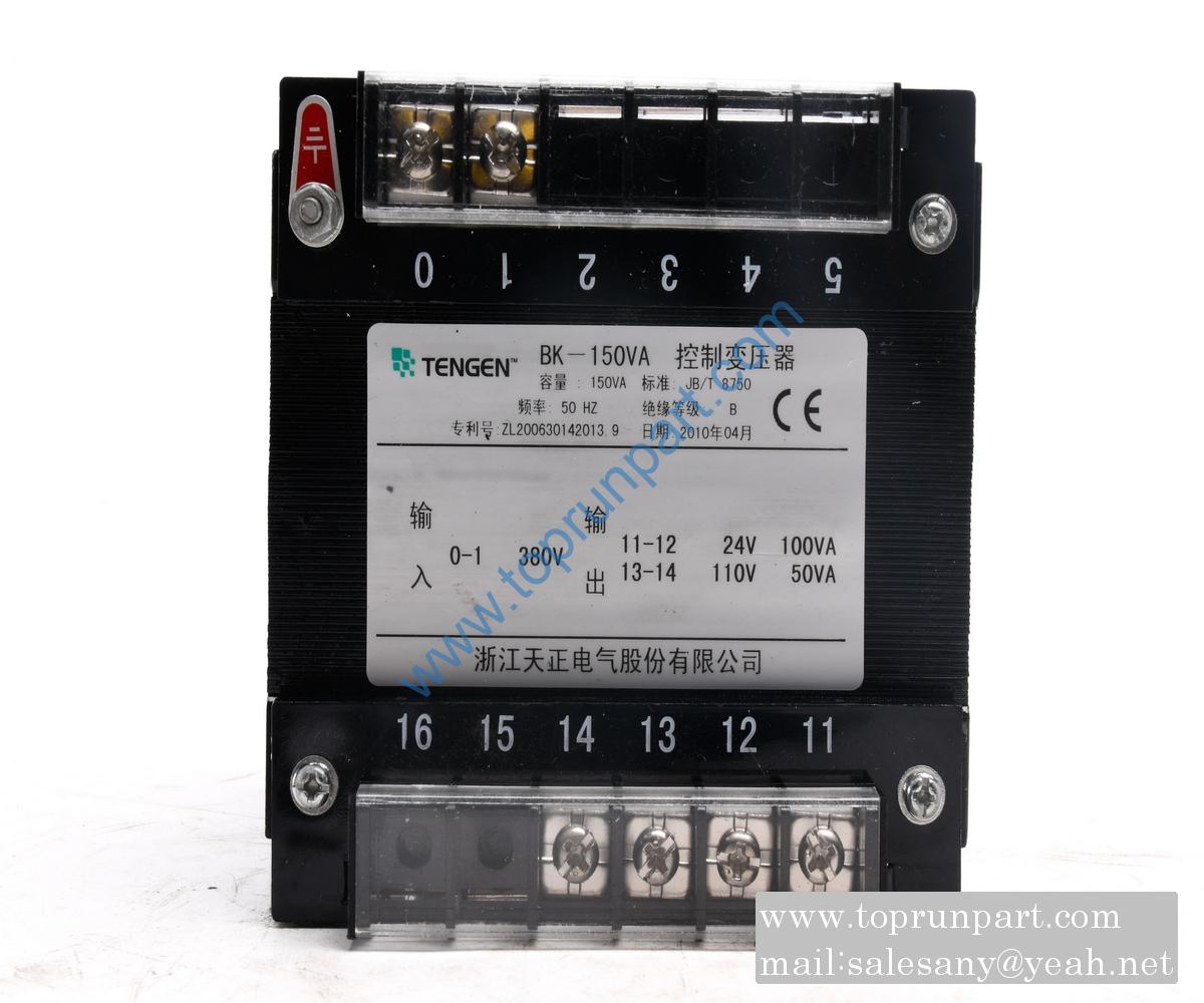 A240300000051 Control Transformer BK-150-380(11024) SANY PARTS