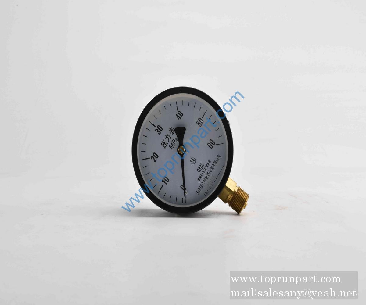 A250100000007 Pressure Gauge 0-60MPa SANY PARTS
