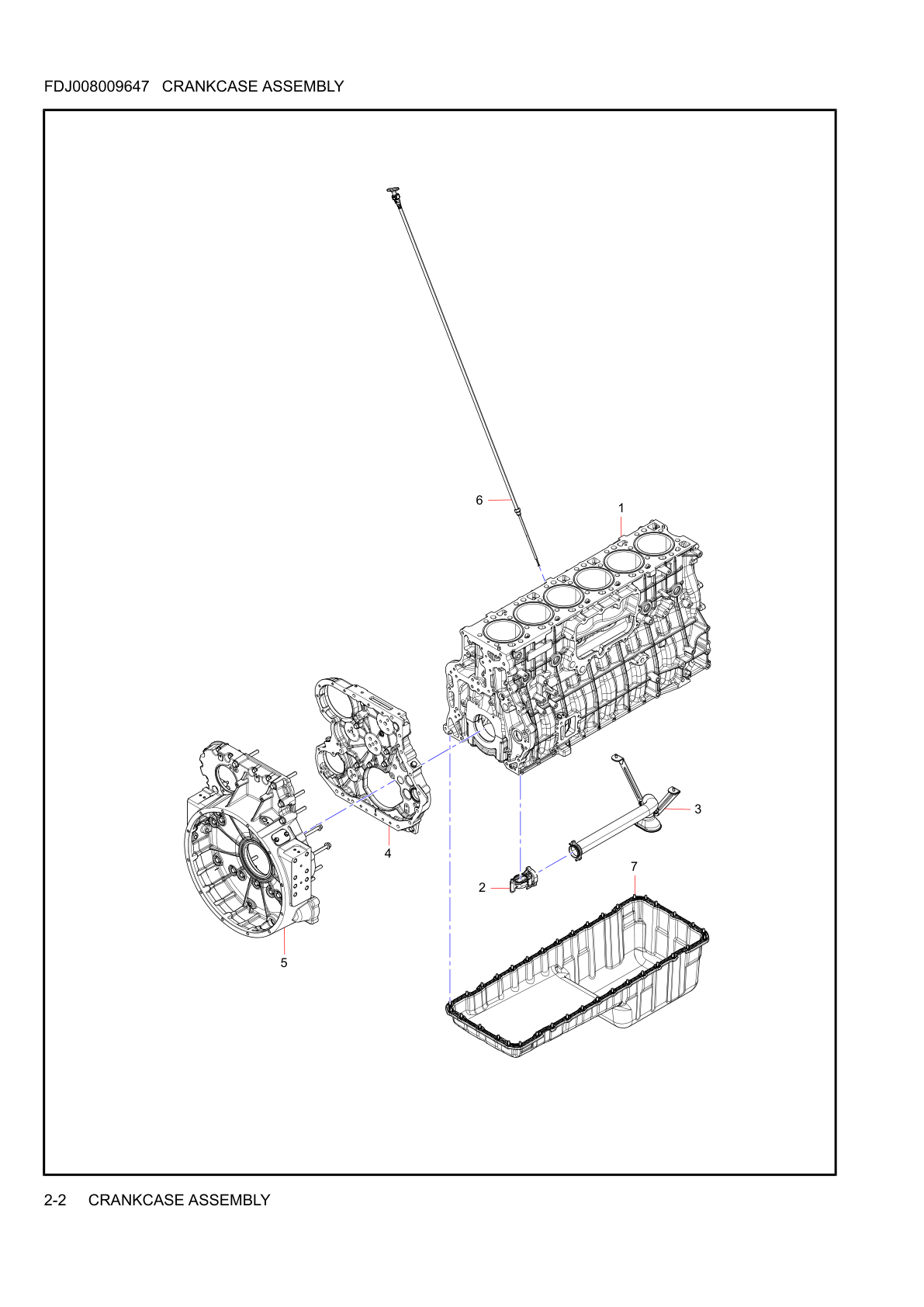 CRANKCASE ASSEMBLY Diagram