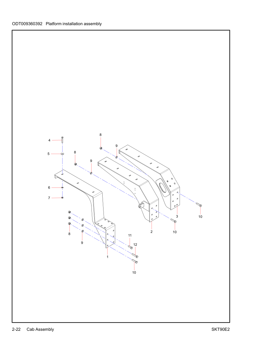 Platform installation assembly