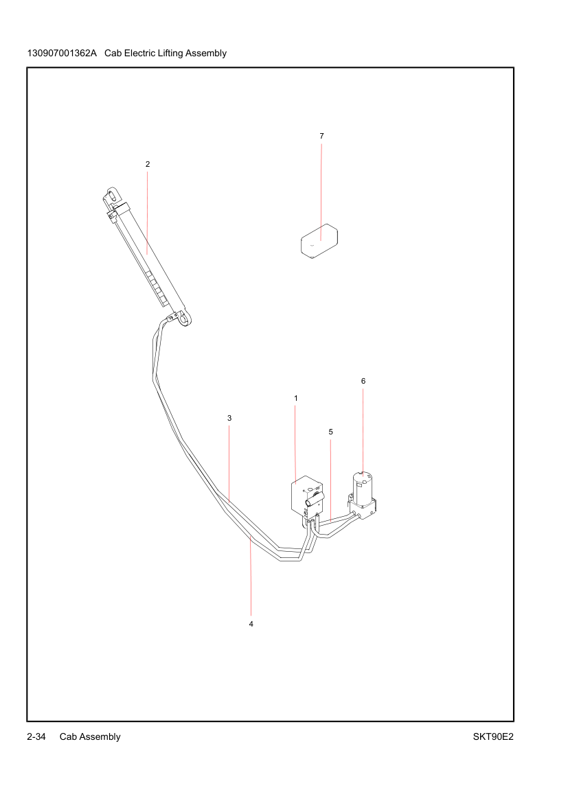 Cab Electric Lifting Assembly