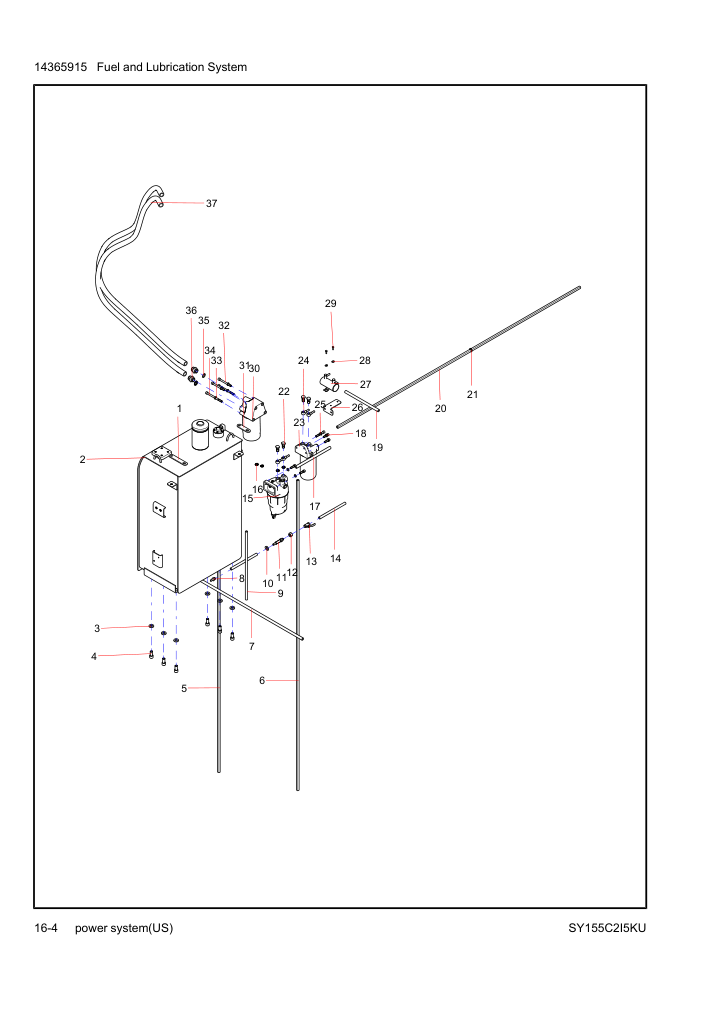 14365915 Fuel and Lubrication System
