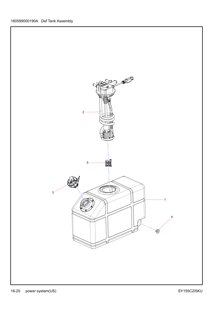 160599000190A Def Tank Assembly