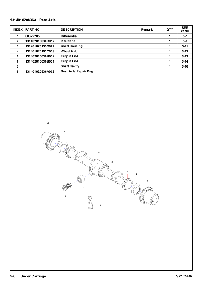 131401020836A Rear Axle