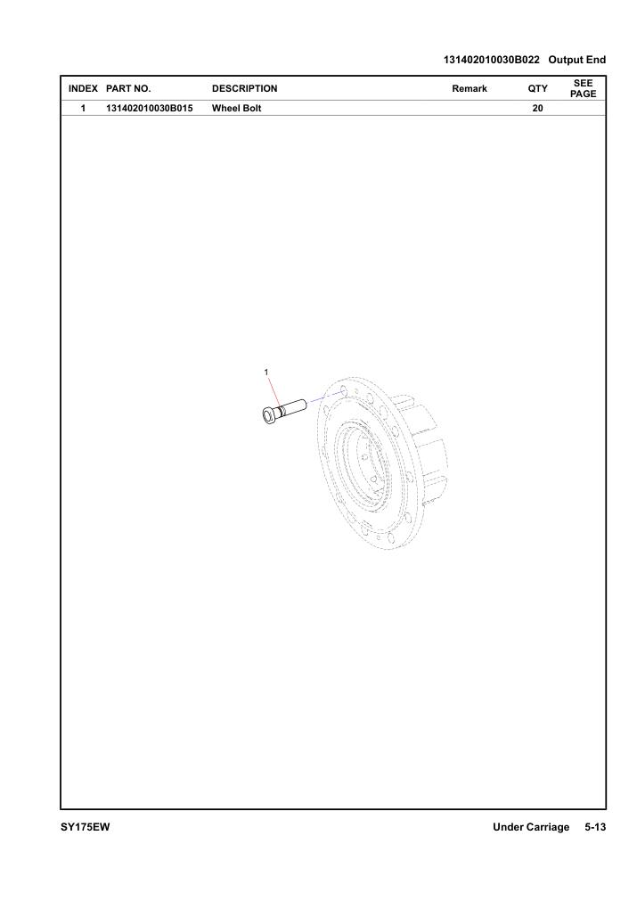 131402010030B022 Output End