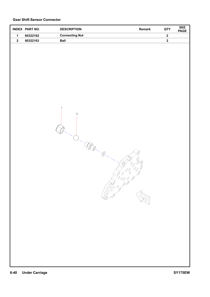 Gear Shift Sensor Connector