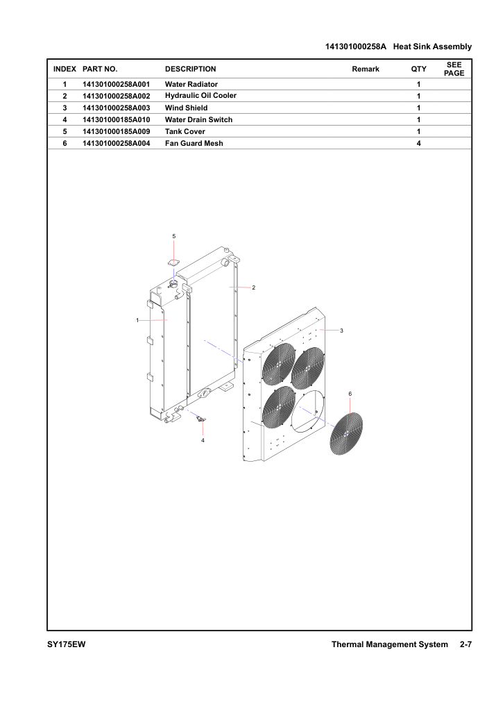 141301000258A Heat Sink Assembly
