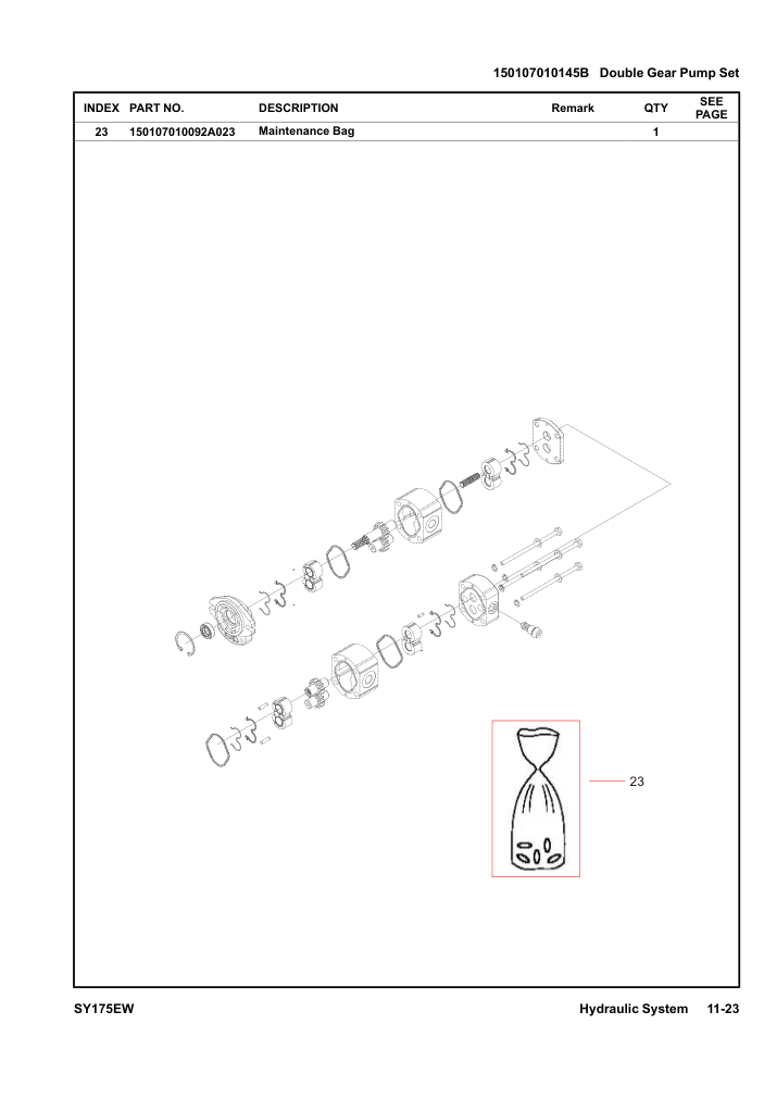 150107010145B Double Gear Pump Set
