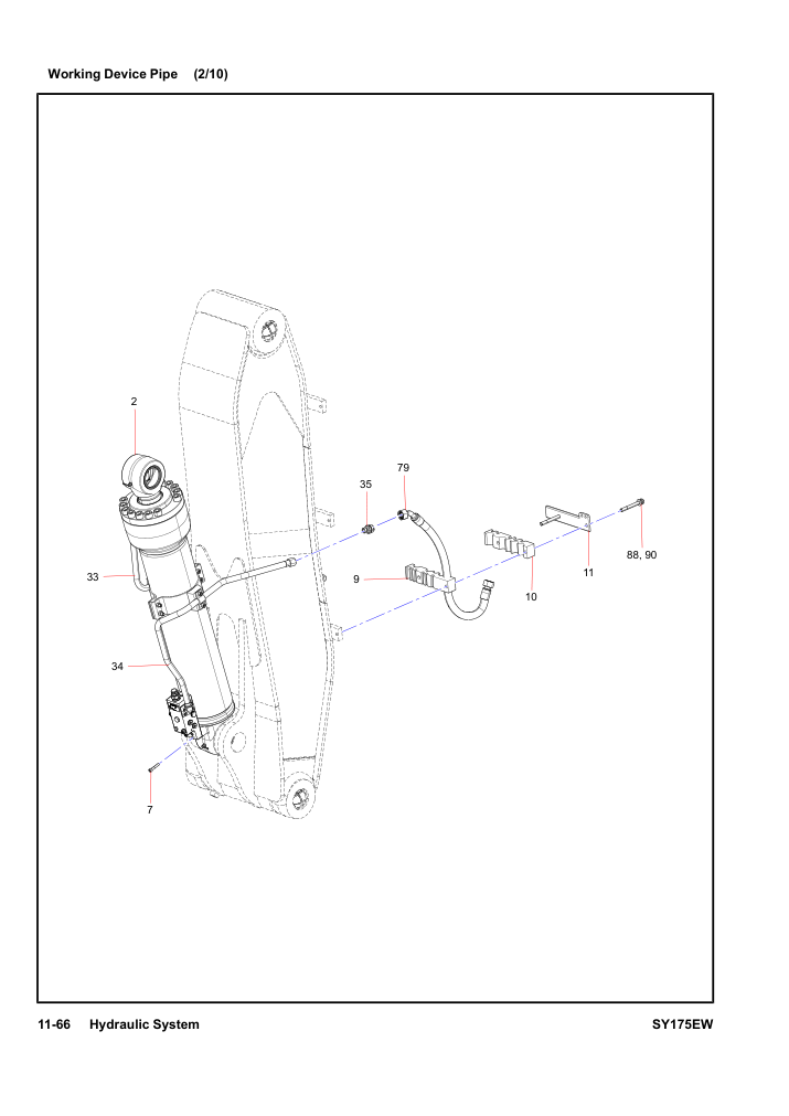 Working Device Pipe