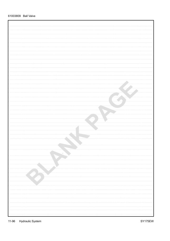 61003809 Ball Valve