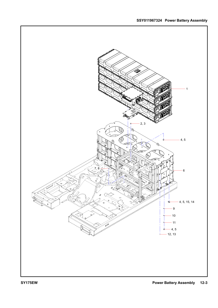 SSY011967324 Power Battery Assembly