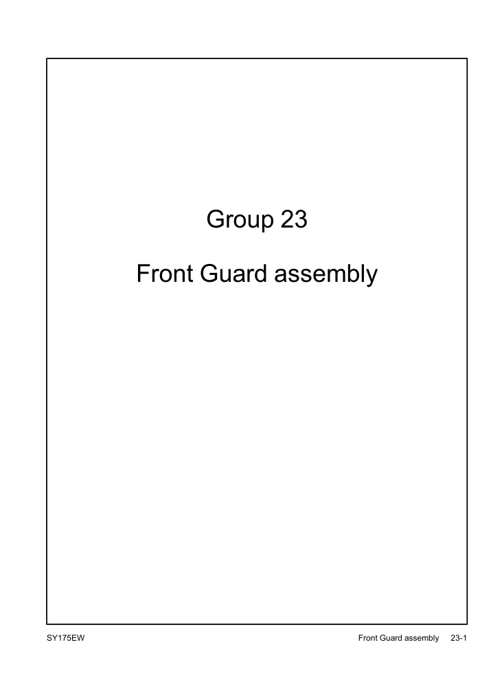 Top Guard assembly