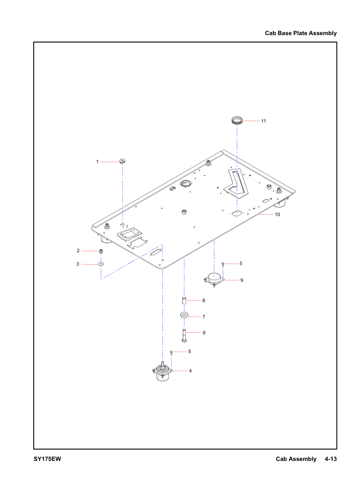 Cab Base Plate Assembly