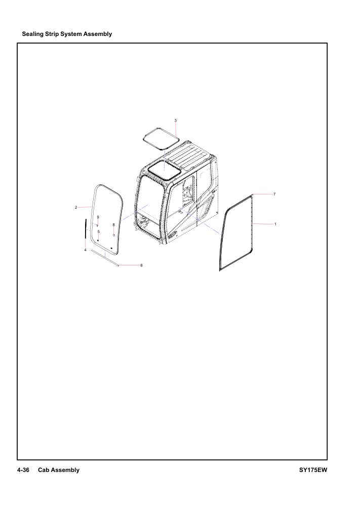 Sealing Strip System Assembly