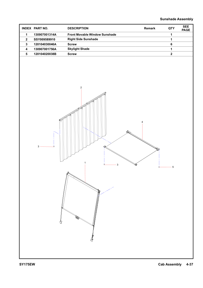 Sunshade Assembly